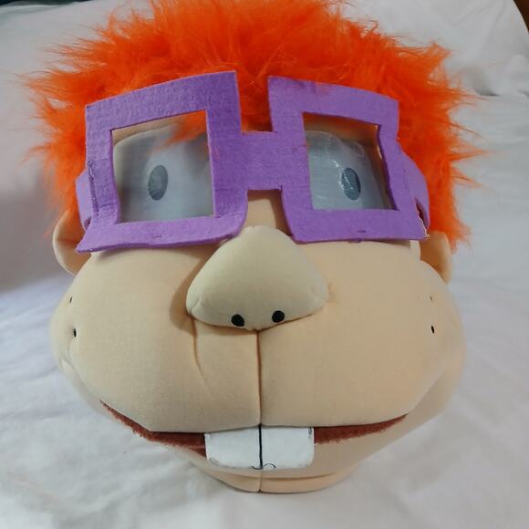 Nickelodeon Big Greeter Heads RUGRATS CHUCKIE Mask Costume Head Dan Dee - Picture 1 of 16